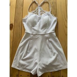 Like New White romper